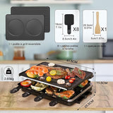 Raclette machine for 8 people