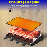 Raclette machine for 8 people