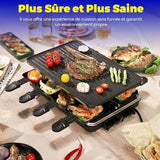 Raclette machine for 8 people